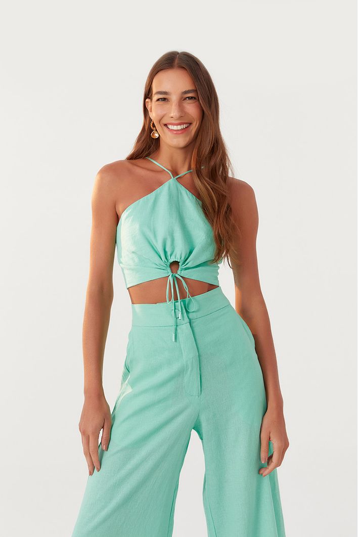 Blusa Detalhe Vazado Frente