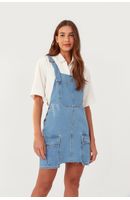 Salopete Jeans Bolsos