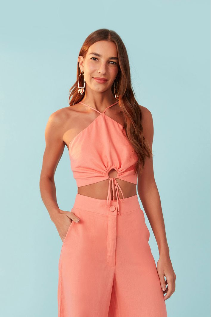 Blusa Detalhe Vazado Frente