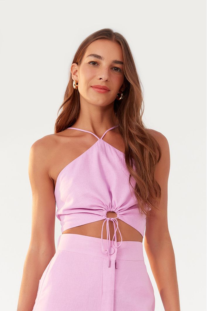 Blusa Detalhe Vazado Frente
