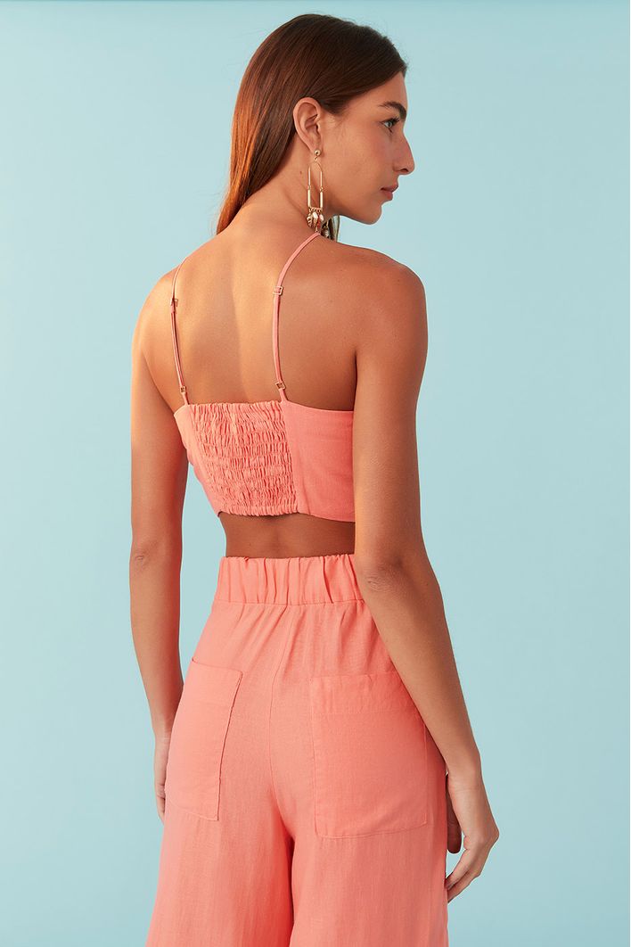 Blusa Detalhe Vazado Frente