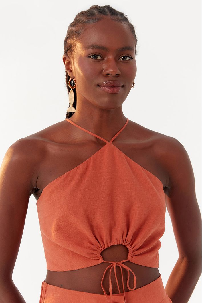 Blusa Detalhe Vazado Frente