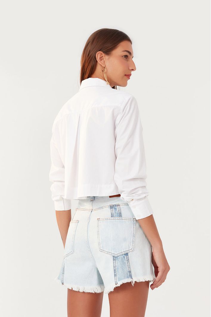 Short Jeans Zíper Reserva