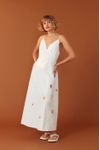 Vestido Cropped Bordado Mar Encantado