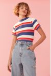 Blusa Tricot Canelada Listra Navy