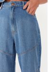 Calça Jeans Ballon Recortes