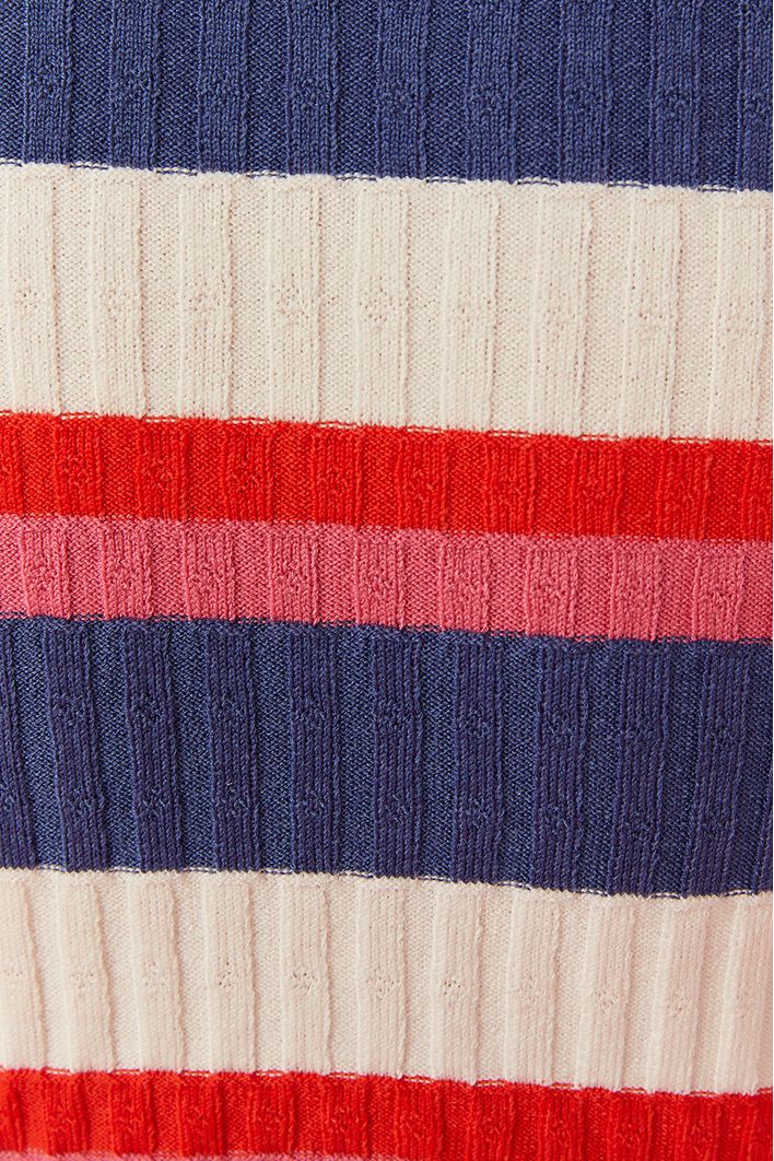 Blusa Tricot Canelada Listra Navy