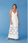 Vestido Bordado Ondas Na Barra