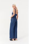 Jardineira Jeans Busto Marcado