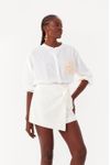 Short/saia Curta Linho Envelope