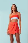 Short/saia Curta Linho Envelope