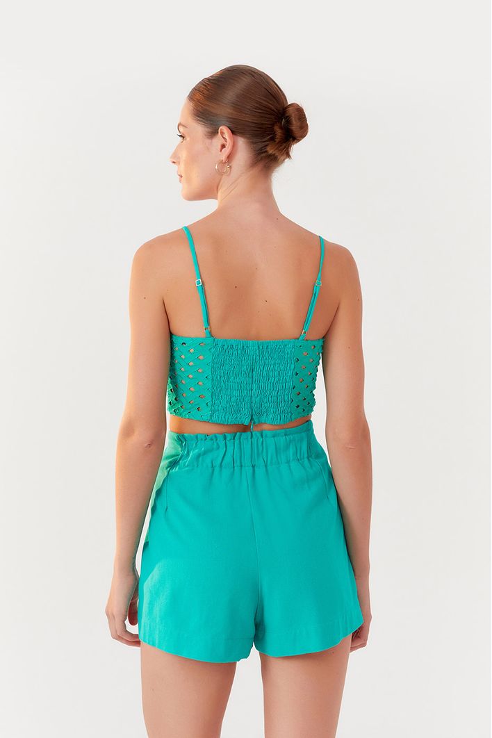 Short/saia Curta Linho Envelope