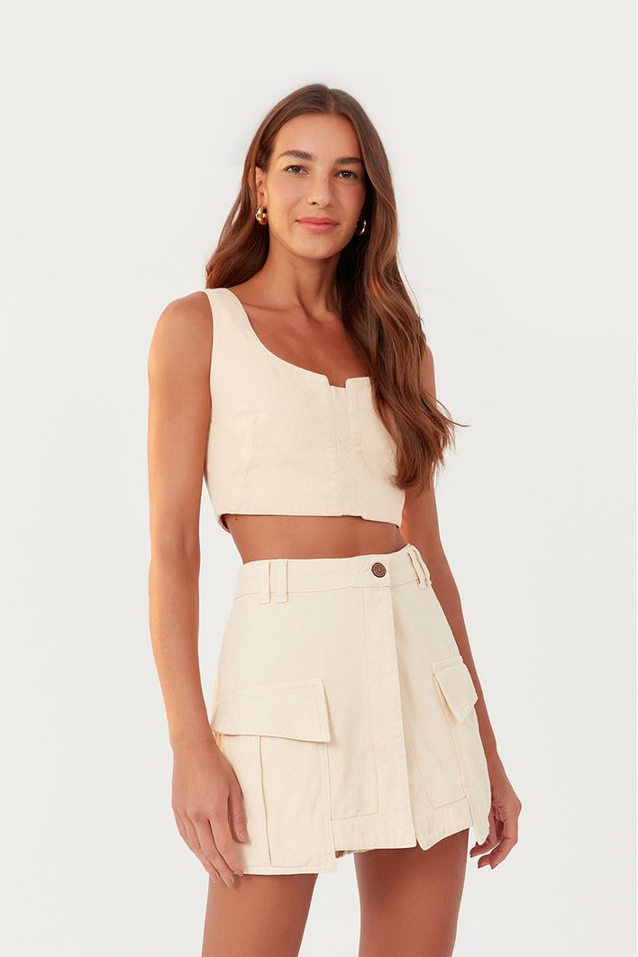 Blusa Sarja Reta