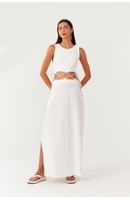 Vestido Amarração Cintura