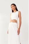 Vestido Amarração Cintura