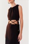 Vestido Amarração Cintura