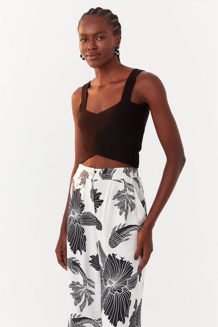 Top Tricot Transpassado