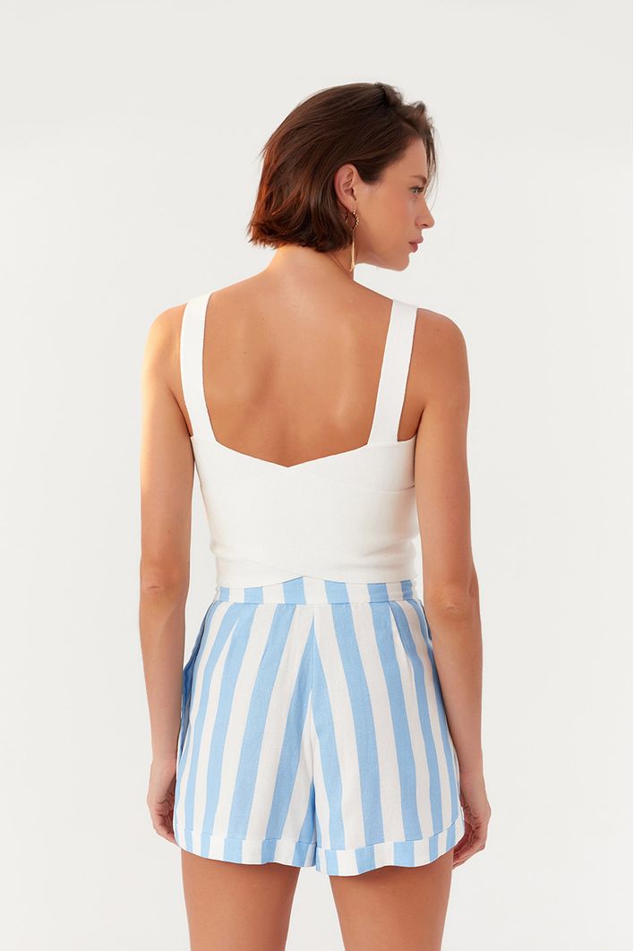 Top Tricot Transpassado