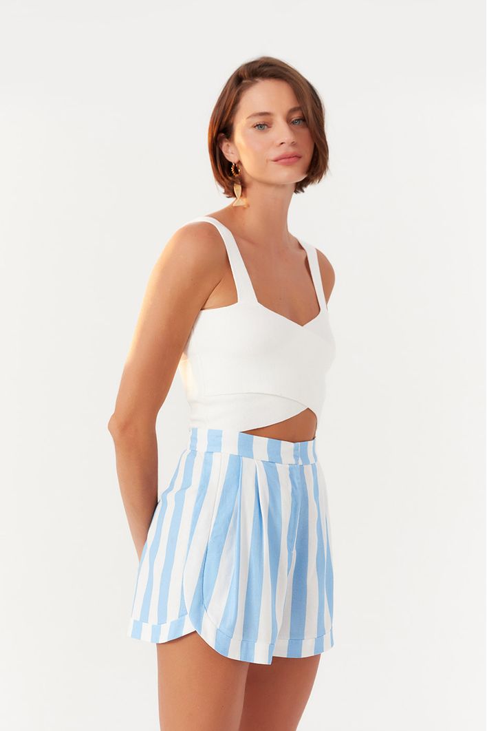 Top Tricot Transpassado