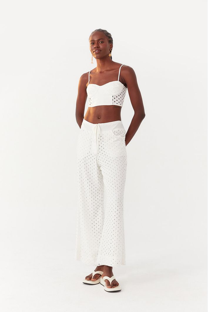 Calça Laise Cadarço Cintura