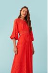 Vestido Longuete Laise Recorte Pala