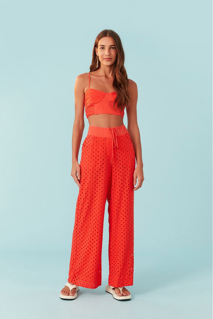 Calça Laise Cadarço Cintura