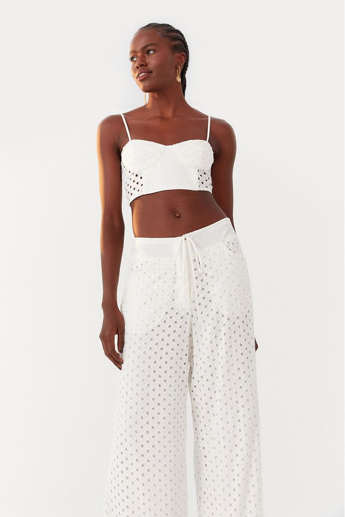 Calça Laise Cadarço Cintura