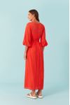 Vestido Longuete Laise Recorte Pala