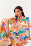 Camisa Lurex Estampa Paradiso
