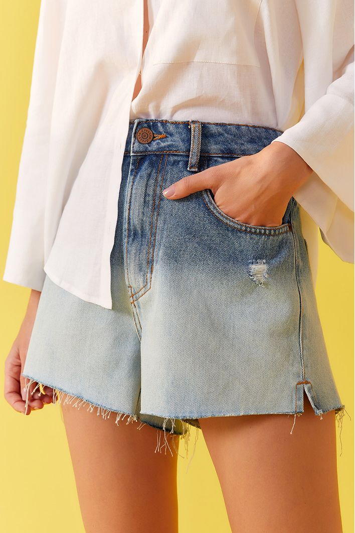Short Jeans Degradê