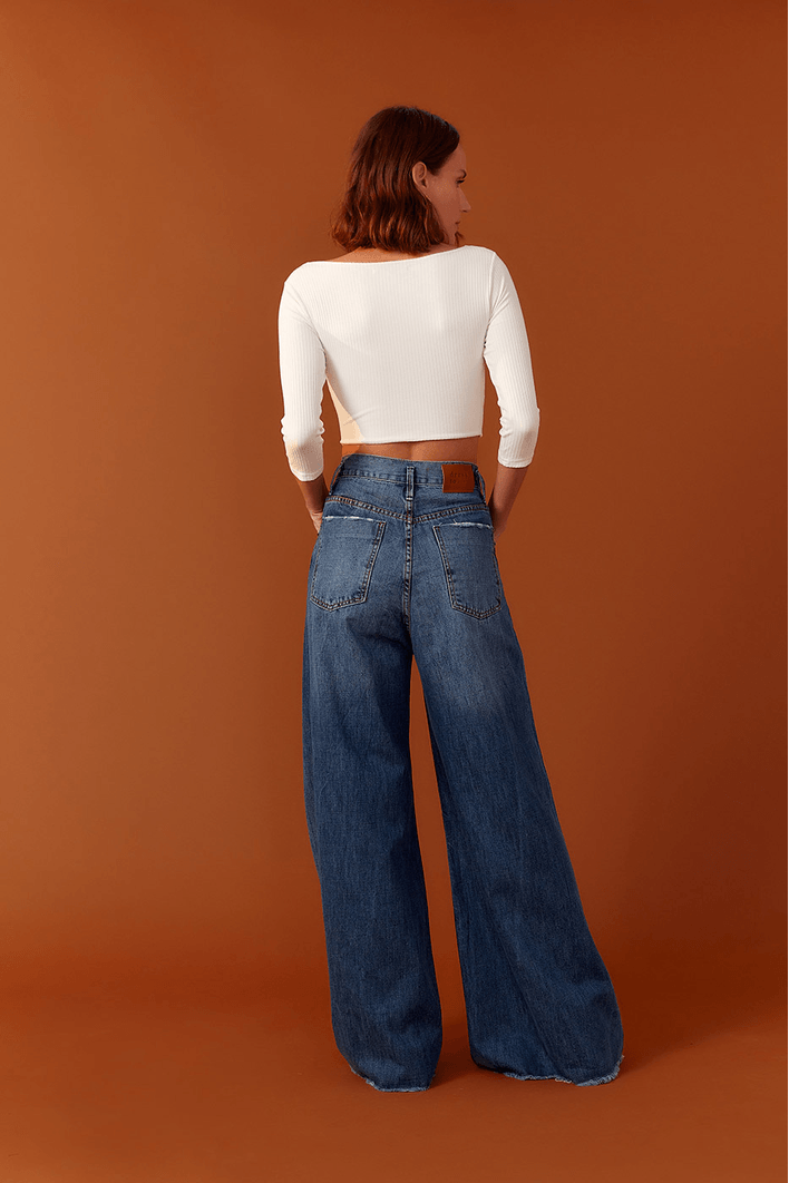 Calça Jeans Puídos