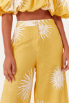 Calça Linho Estampa Solare