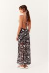 Vestido Cropped Tule Estampa Jangada