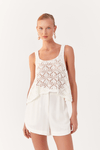 Blusa Tricot Rendada
