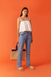 Calça Jeans Cintura Baixa