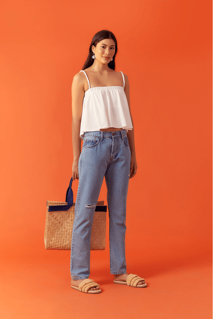 Calça Jeans Cintura Baixa