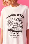 T-shirt Silk Dance Wiht Waves