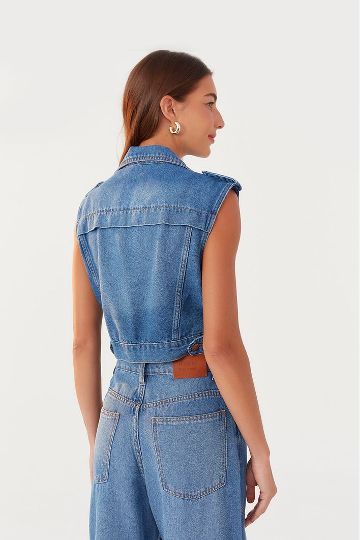 Colete Jeans Perfecto