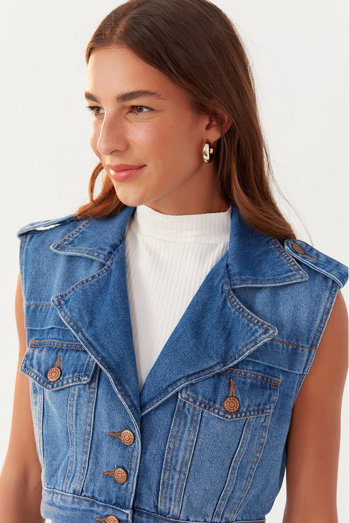 Colete Jeans Perfecto