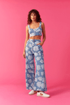 Top Jeans Feito Flor