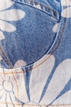 Top Jeans Feito Flor