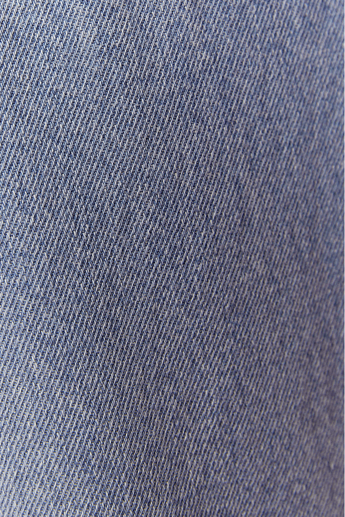 Calça Jeans Reta Botões
