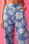 Calça Jeans Feito Flor