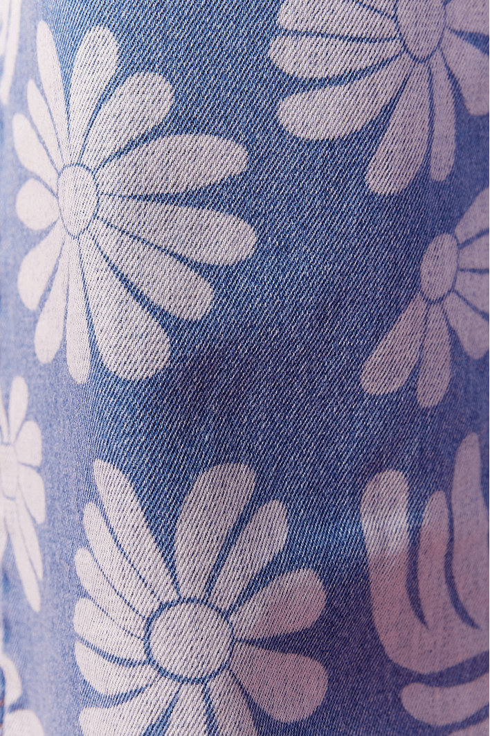 Calça Jeans Feito Flor