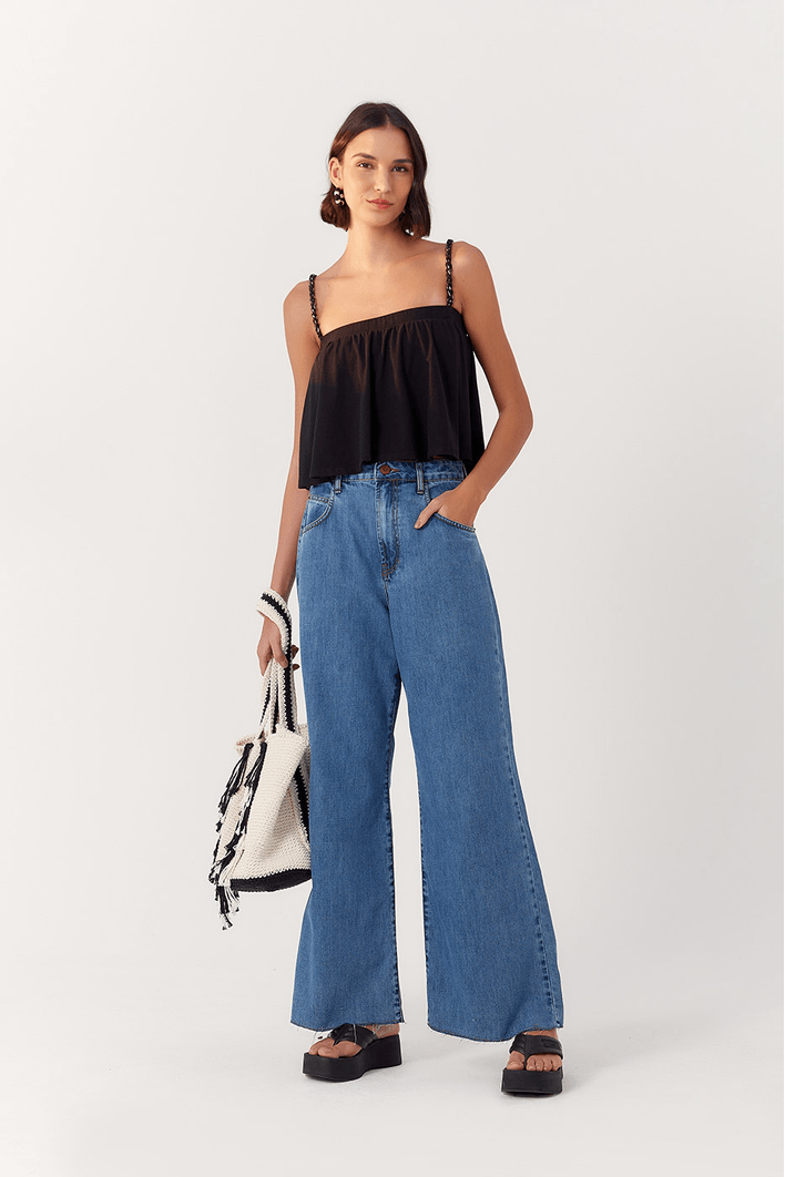 Calça Jeans Reta Basic