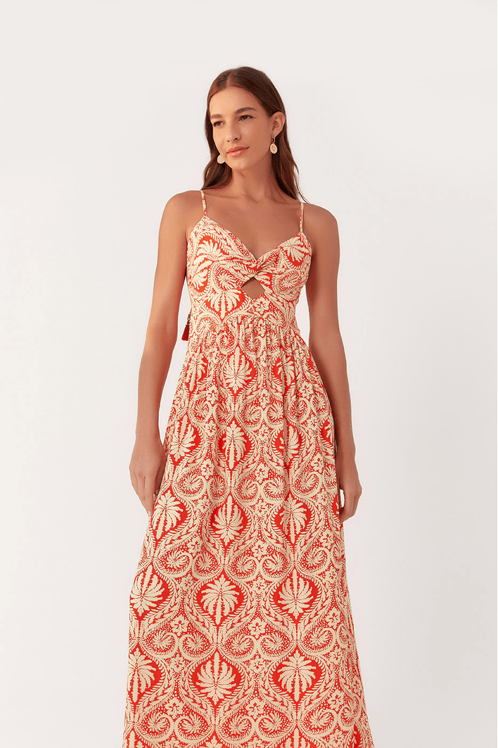Vestido Longo Estampa Verano Beta
