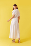 Vestido Cropped Algodão Maria Decote Nó