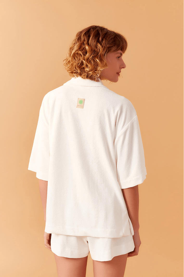 Camisa Atoalhada Etiqueta Emborrachada