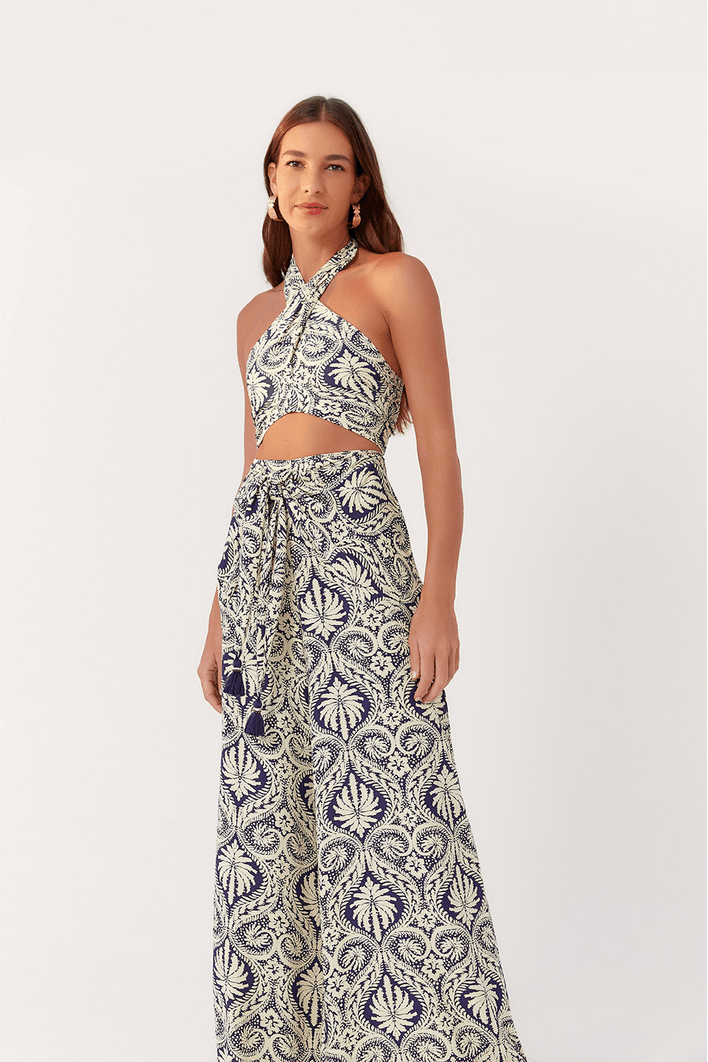 Calça Estampa Verano Navy