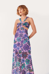 Vestido Cropped Tule Estampa Feito Flor